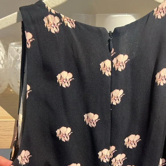 A.L.C. Eva silk floral dress size 2 - Picture 10 of 12